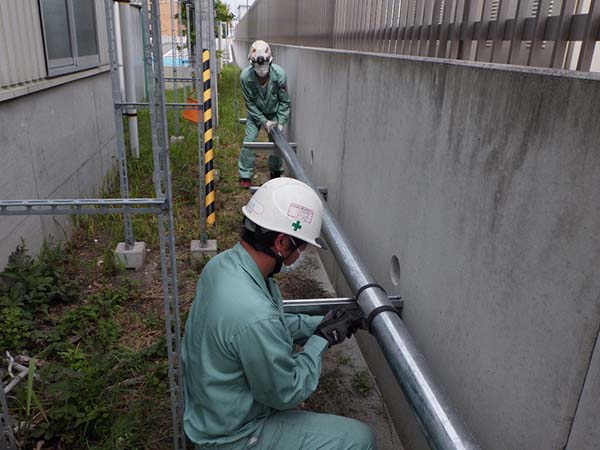 配管及び通線作業